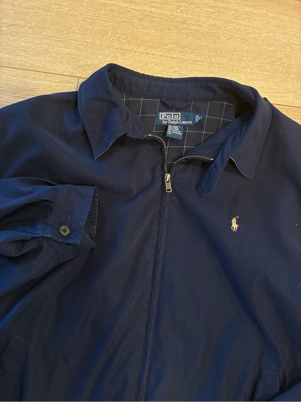 Polo Ralph Lauren Vintage Men’s Harrington Bomber Jacket Golf Navy Size XL
